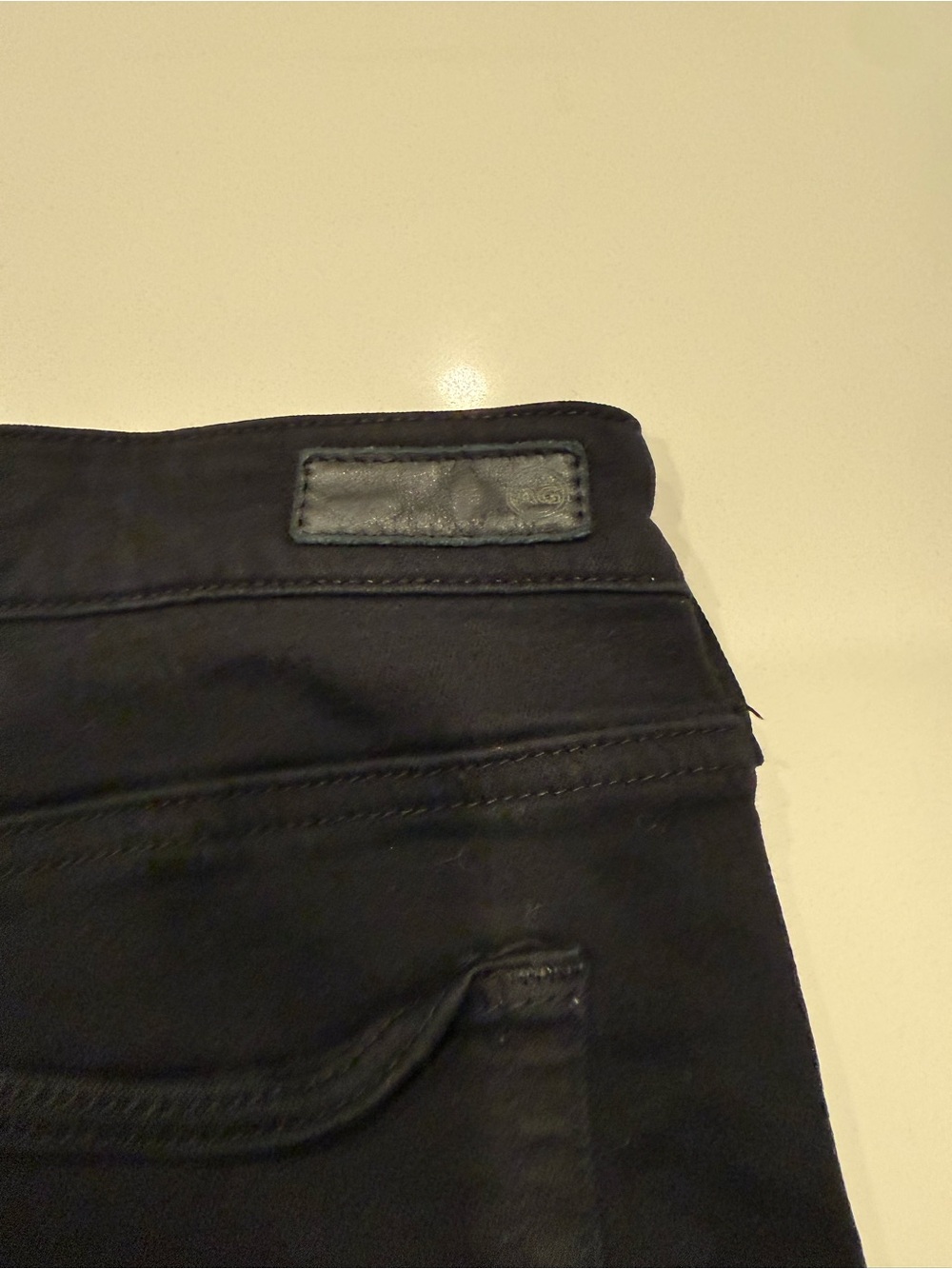 AG Jeans Adriano Goldschmied Black Farrah Skinny Jeans Sz 29 - Picture 5 of 9